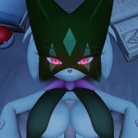 Pokemon Meowscarada titfuck gigantische borsten titjob