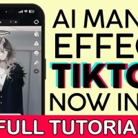 How to use the AI Manga Effect on Tiktok