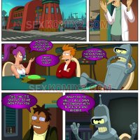 Porn comic Futurama. Interplanetary sex. by sexkomix2.com. Sex comic delivery company suffers