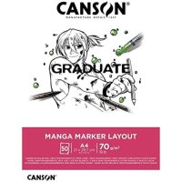 Canson Manga lay-out blok gelijmd A4 50 vellen 70 g : Amazon.nl: Knutselen