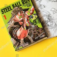 Jojos Bizzare Adventure Comecs Steel Ball Stock Photo 2211762447