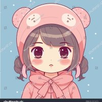 Cute Anime Kawaii Girl Cartoon Character Stock Vector Royalty Free 2297418721