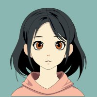 Anime Girl Character Vector Art Icons and Graphics for Free Download