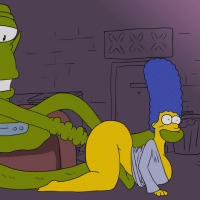 the simpsons marge simpson vylfgor animated animated gif 1 eye alien all