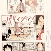 ONE PIECE Limited Reproduction Luffy Shanks Makino and Higuma
