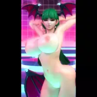 Morrigan Dances Her Clothes off and Bounces Her Perfect Tits: American Anal Porn