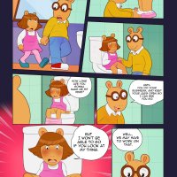 DW On Bathroom porn comic