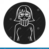 Mystery Genre of Manga Color Line Icon. Character in Anime Style Stock Vector