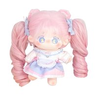 : CALEMBOU Plush Doll 20cm Cute Cotton Doll with Skeleton Anime Plushies Soft Stuffed Dress Up Dolls Kawaii Plush Toys Gift Come with Doll Clothes DollClothes-Maybe-Pink : Toys Games