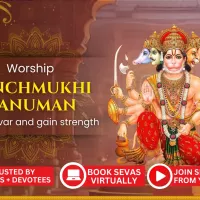 Join Panchamukha Hanumad Maha Manyu Homa. Be protected by Lord Hanuman from shani dosha troubles fears and illnesses.