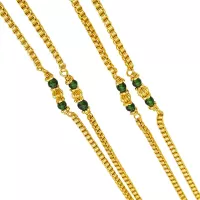Buy GRIIHAM Gold-Plated Beaded Mangalya Chain