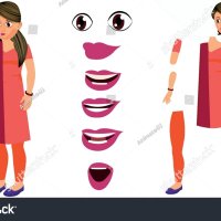 Indian Cartoon Woman Character Character Cartoon Stock Vector Royalty Free 2105141528
