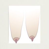 Saggy breasts cartoon Photographic Print for Sale by portokalis