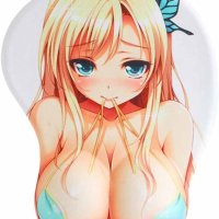 Cartoon Sexy Girl Anime Gaming Silicone Soft Mouse Pad 3D Big Breast Boobs 1 :.au: Computers