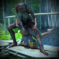 Insane 3D Monster shemale