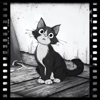 Download Cat Cartoon Vintage. Royalty-Free Stock Illustration Image