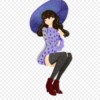Sexy Girls Clipart PNG Images Cartoon Sexy Girl Free Clipart Umbrella Girl Beautiful Girl Cartoon Character PNG Image For Free Download