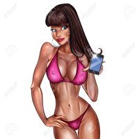 Cartoon Character Of A Sexy Girl Taking Selfies Stock Photo Picture and Royalty Free Image. Image 61363483.