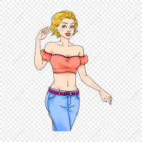 Sexy Cartoon PNG Images With Transparent Background
