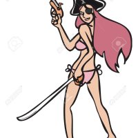 Cartoon Character Of Sexy Pirate In Bikini Royalty Free SVG Cliparts Vectors and Stock Illustration. Image 27396741.
