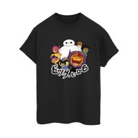 Disney DamesDames Big Hero 6 Baymax Group Manga Katoen Boyfriend T-shirt kopen vanaf een prijs van 14