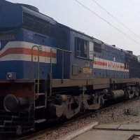 Diesel Engine Luggage train Maal Gaadi Goods Train Indian railway