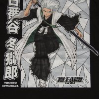 : Bioworld Bleach Toshiro Hitsugaya Mens Black T-Shirt-Small : Clothing Shoes Jewelry