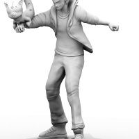 Manga figuur Cartoon 3D-model 19