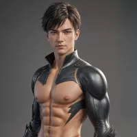 8k resolution anime gay man handsome full body By artist anime 3d anime art inspired by WLOP Artstation genshinimpact pixiv extremely detailed...