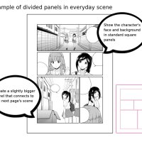Manga Tutorial for Beginners 06 Lets think about frame layout and screen.