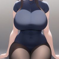 HD wallpaper: anime anime girls AI art big boobs vegefish solo artwork