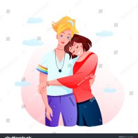 Lesbian Couple Lgbt Vector Illustration Cartoon Stock Vector Royalty Free 1781330888