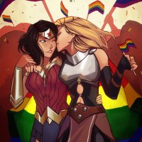 Download Anime Lesbian Superheroes Wallpaper