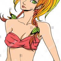 Cartoon Sexy Hot Girl: stockillustratie 10796713