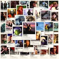 Tacomexi Klassieke film esthetische sticker wandcollageset 50 stuks anime kamerdecoratie 45 x 6 cm kleine anime kunstposters collage manga-set...
