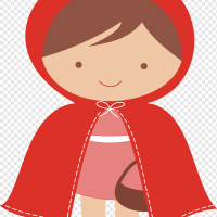 Little Red Riding Hood cartoon illustration Little Red Riding Hood Big Bad Wolf Drawing Party riding child hand pin png