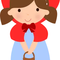 Download Little Red Riding Hood Cute Girl. Royalty-Free Stock Illustration Image