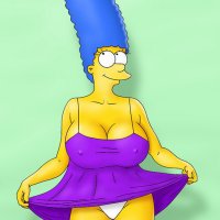 Cartoon Erotica of nude Marge Simpson