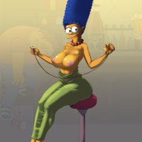 Marge simpson Cartoon version by Maraichux