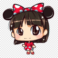 Minnie Mouse Mickey Mouse Anime Drawing Chibi minnie Mouse manga mouse png