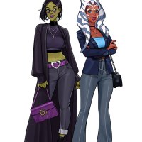 Barriss and Ahsoka Star Wars Olena Minko Cartoon Porn Comic