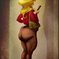 Big Ass Lady by AmeliaVidal on DeviantArt