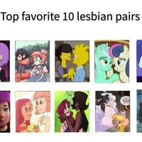 top 10 favorite Lesbian Pairs 3 by purplelion12 on DeviantArt