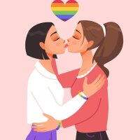LGBT. Lesbian couple kissing and hugging. Romantic sexual relations between women. Lesbian lovers. Cartoon vector illustration. 21679191 Vector Art at Vecteezy