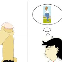 Sex Animation of Solo Male Masturbation while Fantasizing about Women