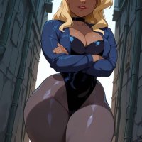 Porn comic Black Canary x BBC. Floxin Sex comic babe is very