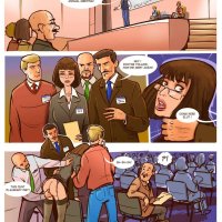 Porn comic Gangbang for the pretty doctor. Disarten Sex comic men were horny