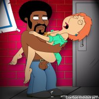 Lois Griffin luvs to hang out at the back door especially on big black dick like this one!