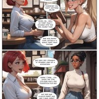 Porn comic A College Story. Tasha. Kate Sketches Sex comic brunette Tasha is
