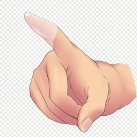 Mysterious Girlfriend X Thumb Manga Art manga hand manga cartoon png